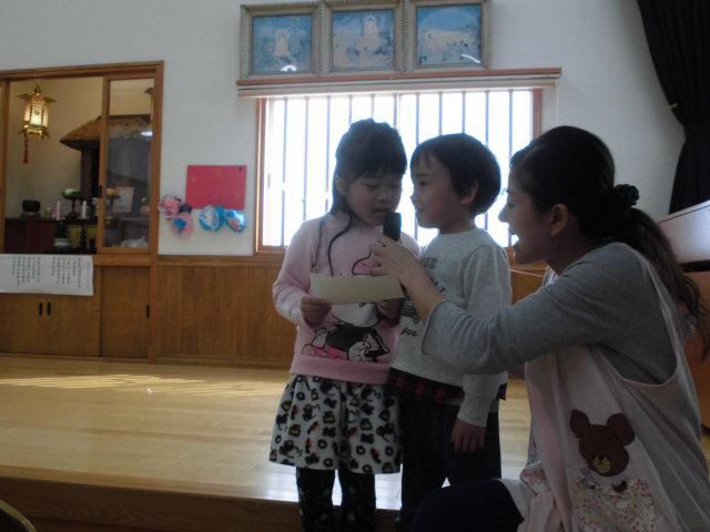 ゆりくみさん（年長）ありがとう会　パート①