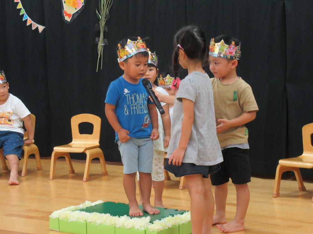 幼児組　9月生まれの誕生会　パート２