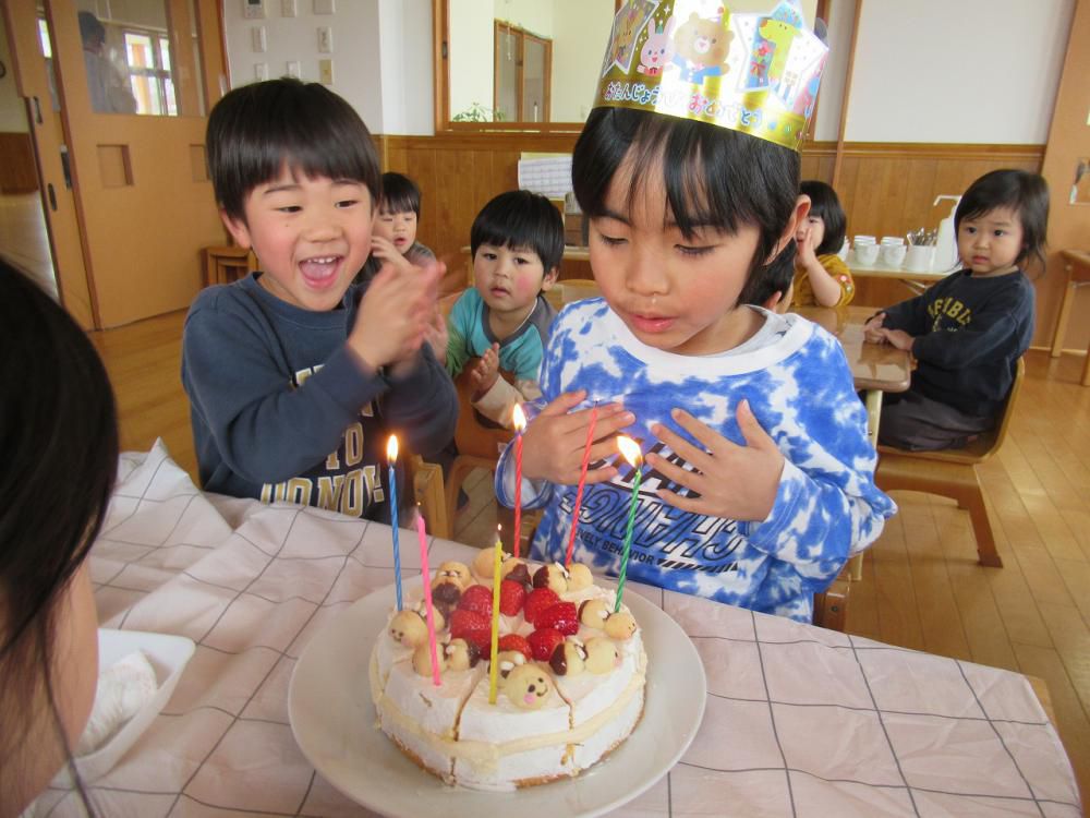 ４月生まれの誕生会　パート２