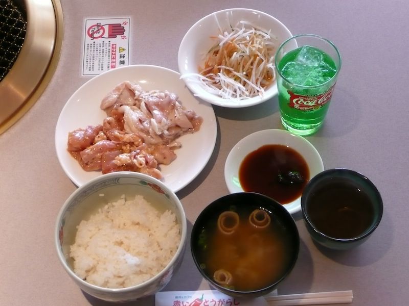 お昼に焼肉　えっ(*_*)　５００円