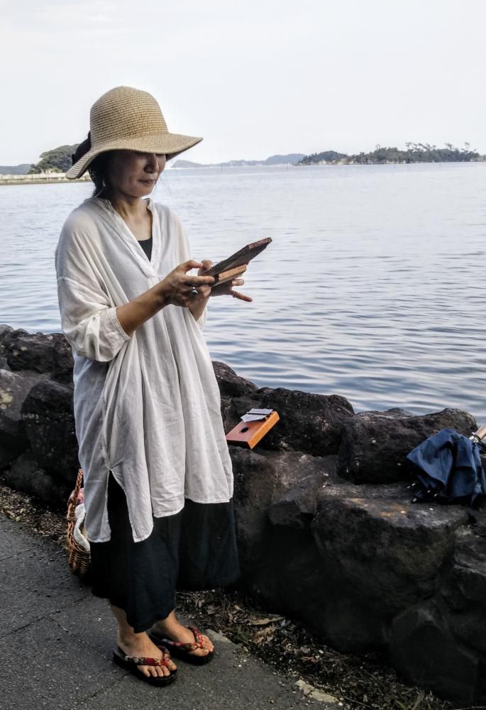 早速!カリンバ 海デビューしてきたよ