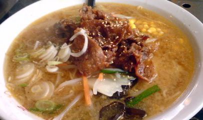 寒河江市～牛苑の「焼肉ラーメン」