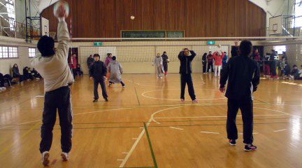 地域行事で運動不足の解消を