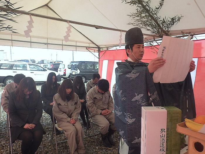 新・モデルハウス　地鎮祭