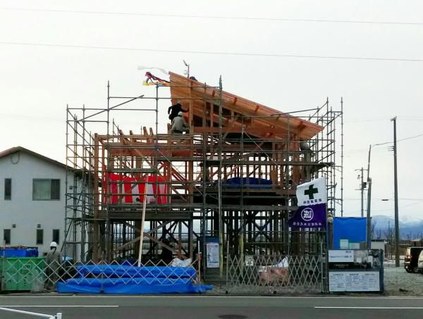 新・モデルハウス上棟☆