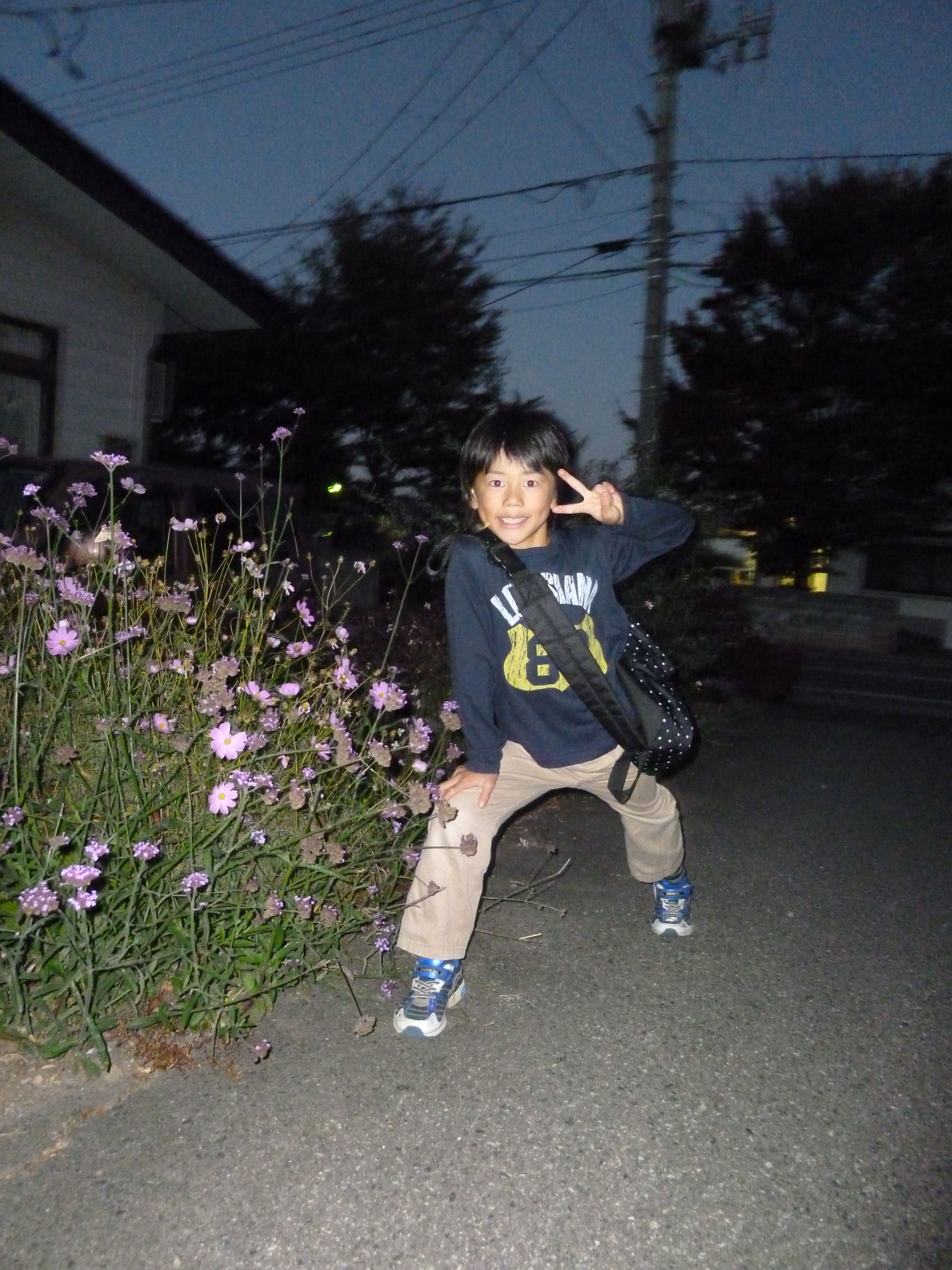 夕方のマラソン