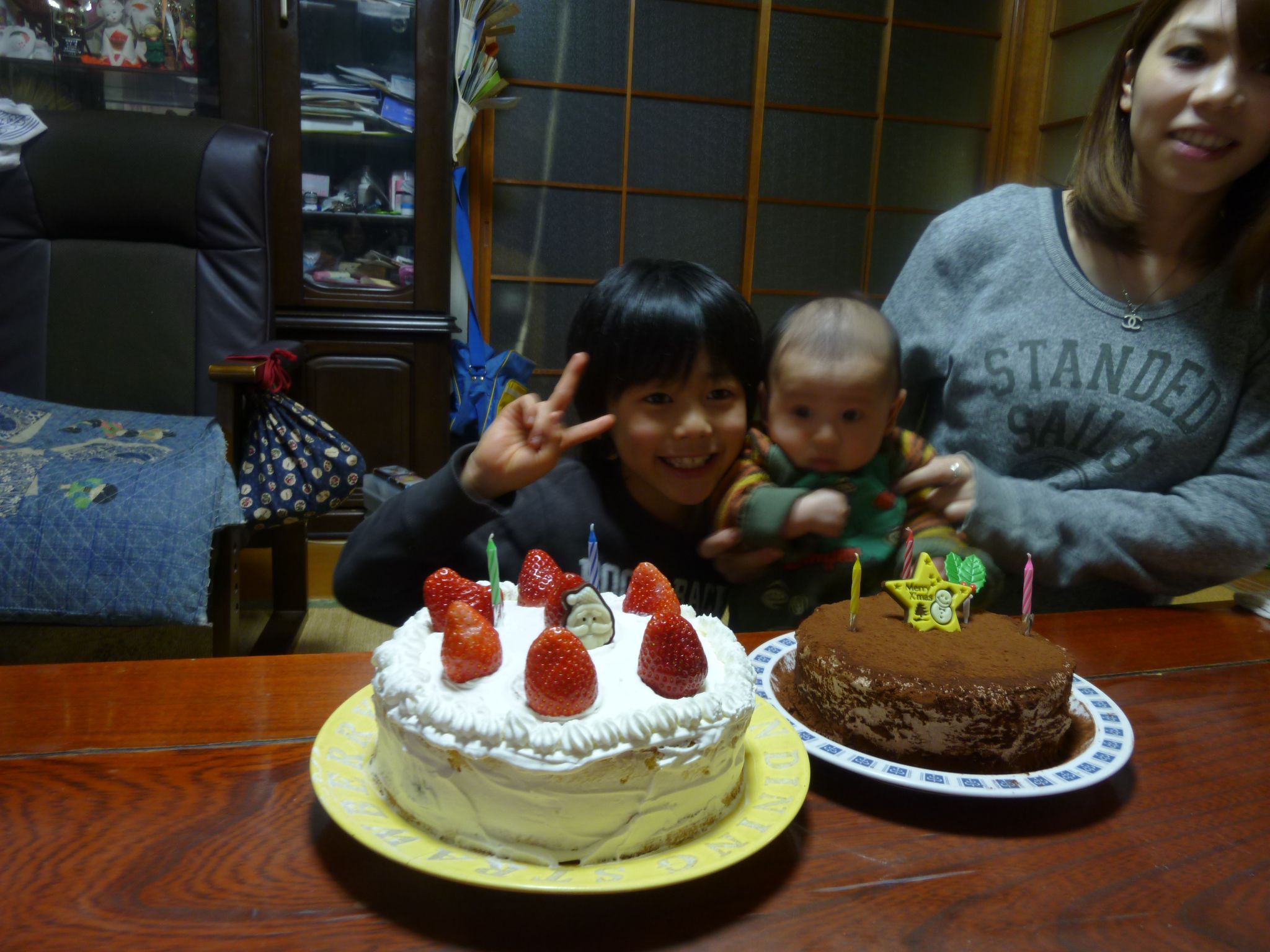 おいしいケーキできました。