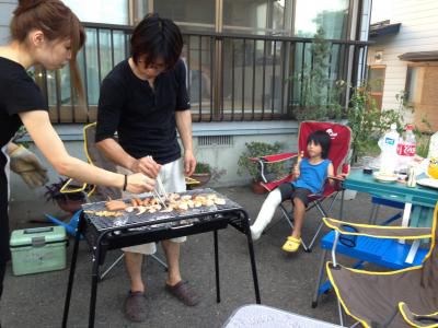 みんなでバーベキュー