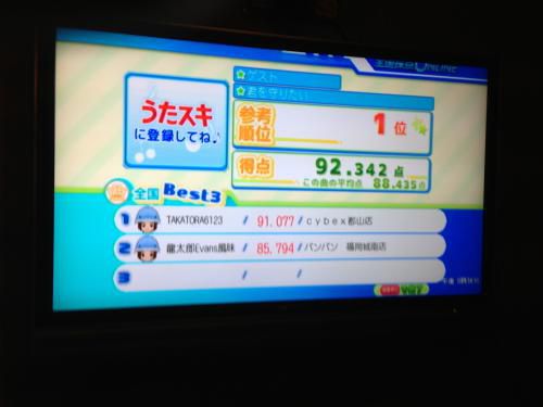 久しぶりにカラオケ