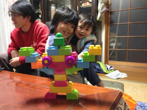いただきもののブロック