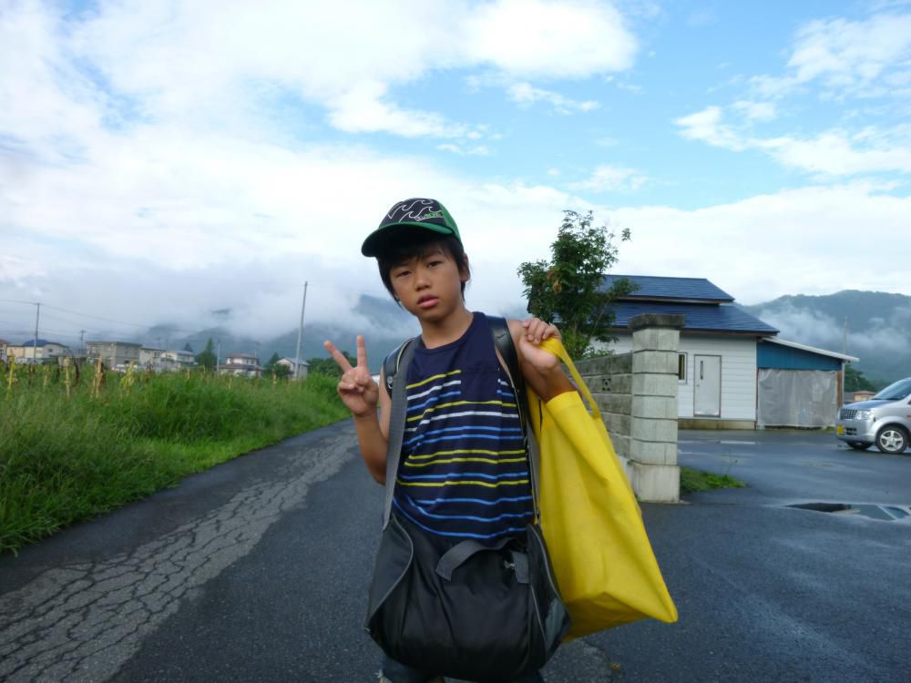 今日から登校