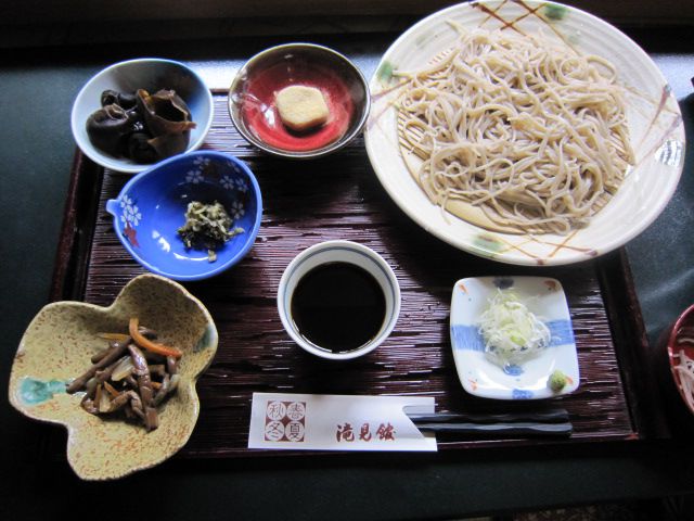 美味しいお蕎麦をいただきました。