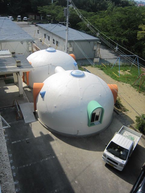 石巻医療支援ドーム完成！