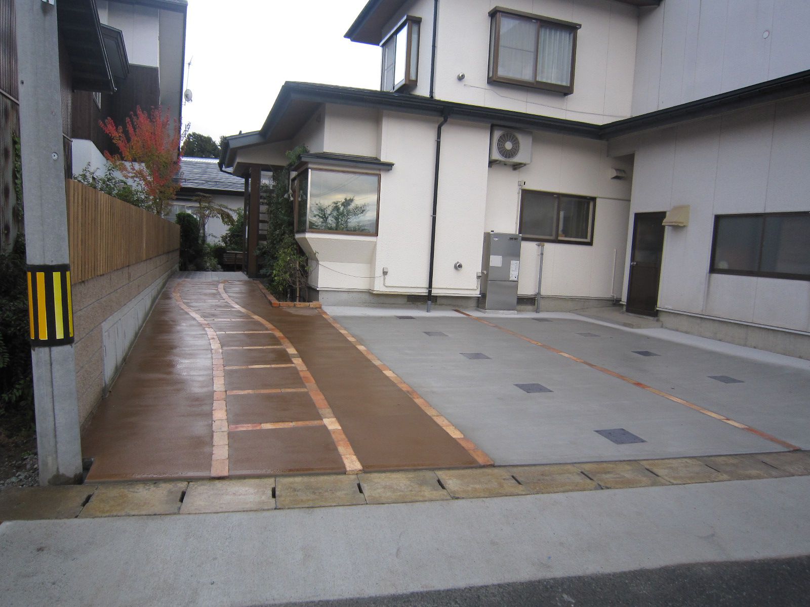 川西町　冬対策アプローチ完成