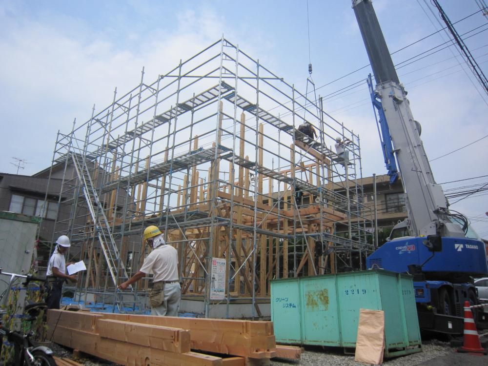 H様邸建て方開始！