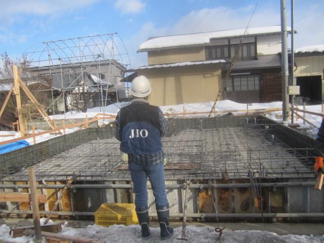 鉄筋検査合格です！！　いよいよコンクリート打設です。