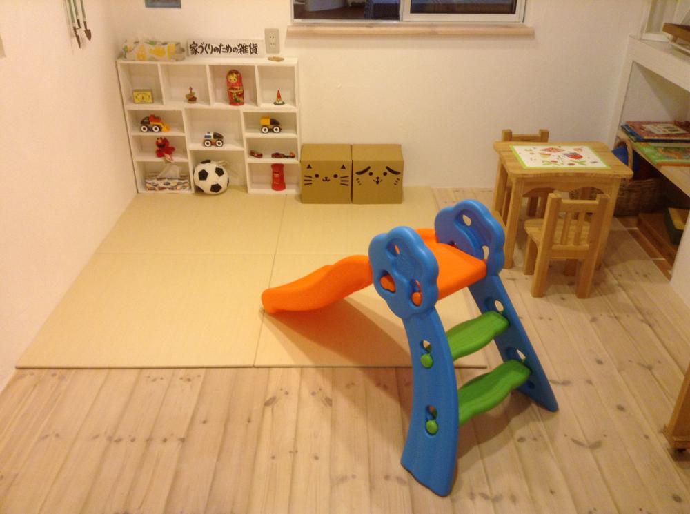 かわいいキッズルームでお子様も安心です。「私のしろい家」展示場