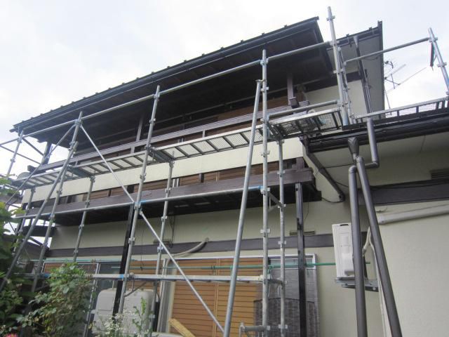 屋根塗り替えリフォーム完了。