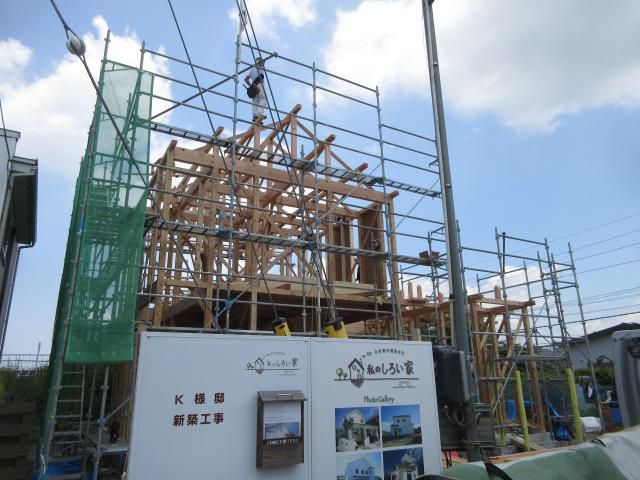 『「私のしろい家」東根のかわいい家』、明日上棟