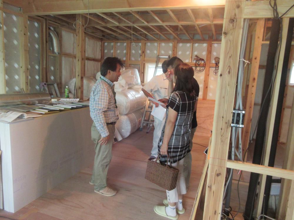 「私のしろい家」谷地　構造内覧会ご来場ありがとうございました。