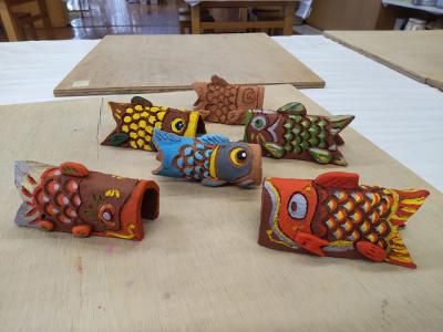 【終了】ねんどのこいのぼり作り
