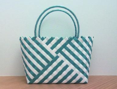【終了】PPバンドのカゴ作り