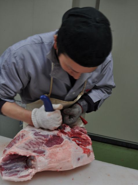 骨抜き作業