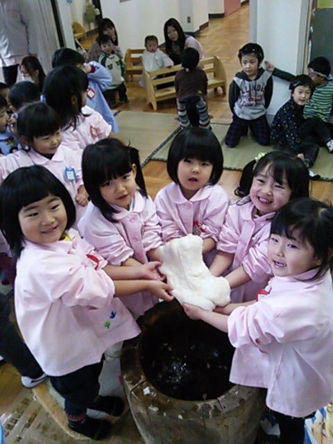 お餅つきNo.2