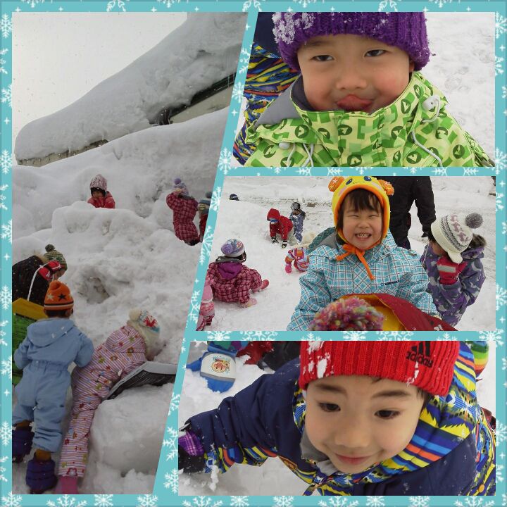 雪あそび☆年少