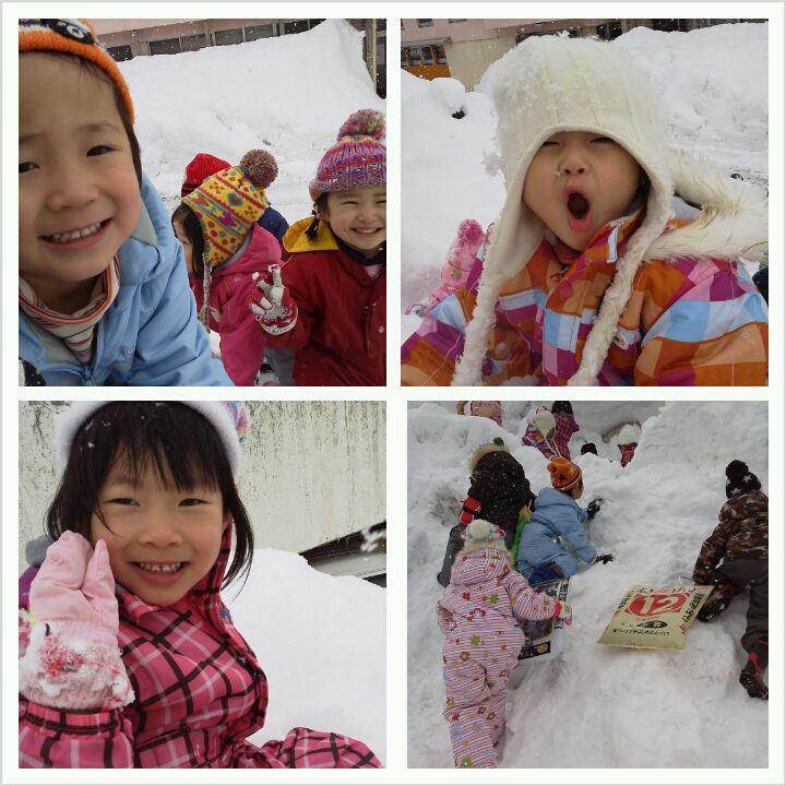 雪あそび☆年少２