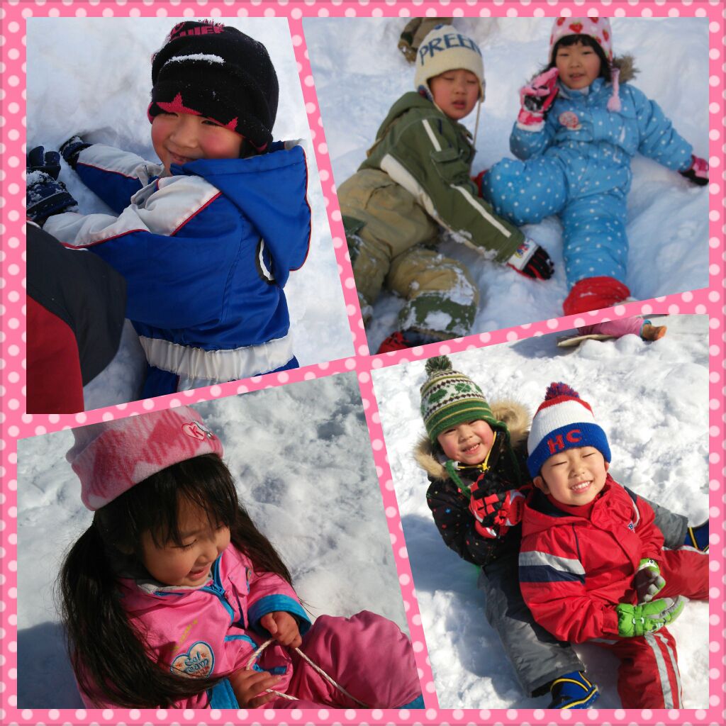 雪あそび☆年中２☆