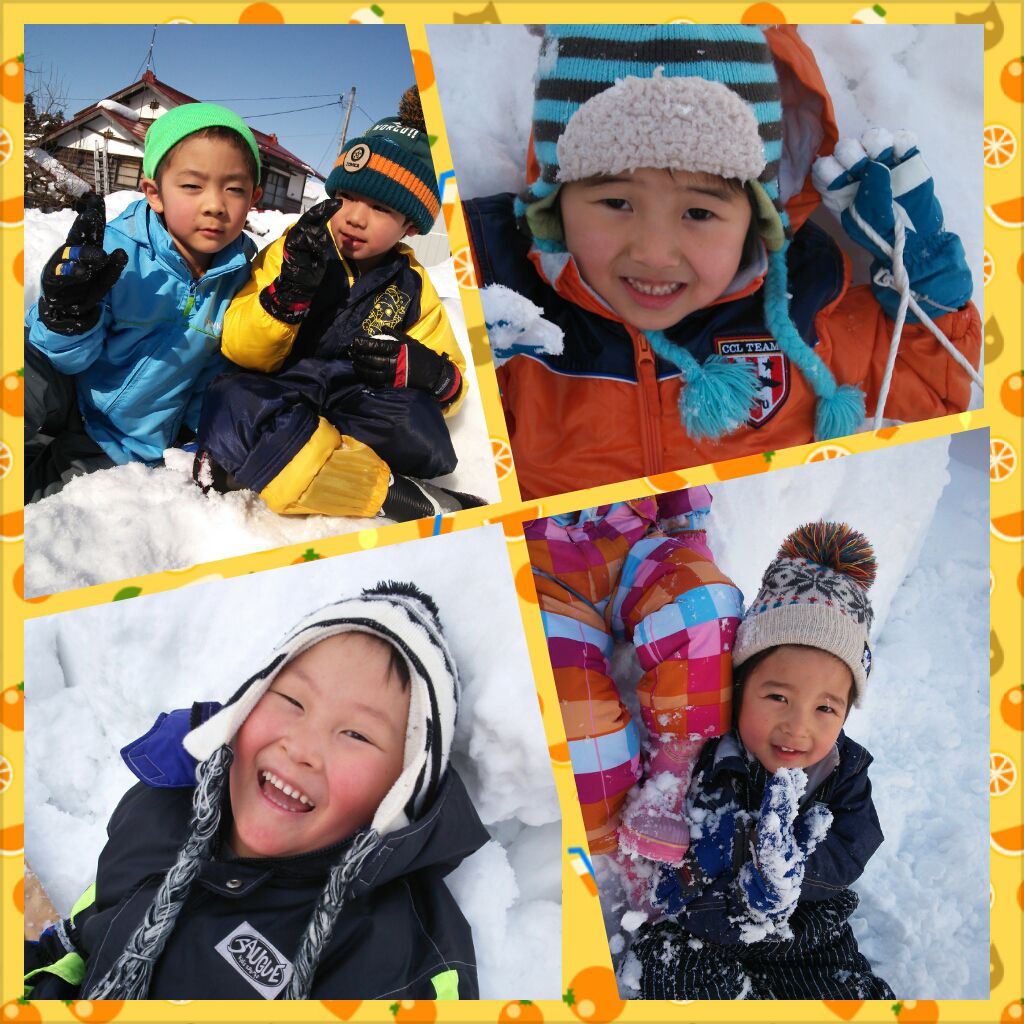 雪あそび☆年中３☆