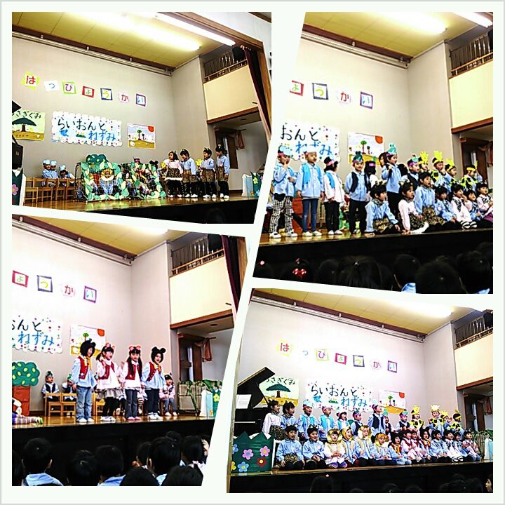 生活発表会(年中組)