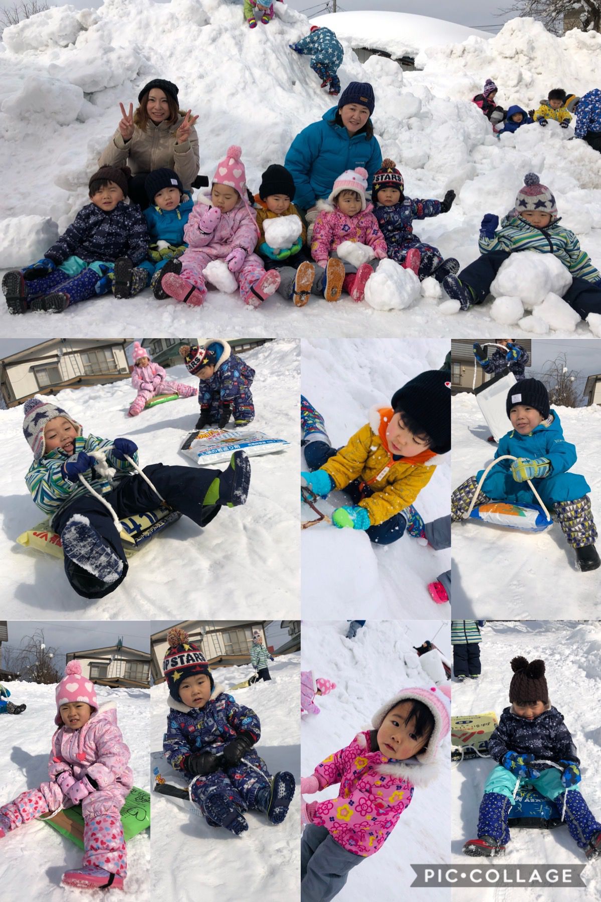 雪遊び(こねこぐみ)
