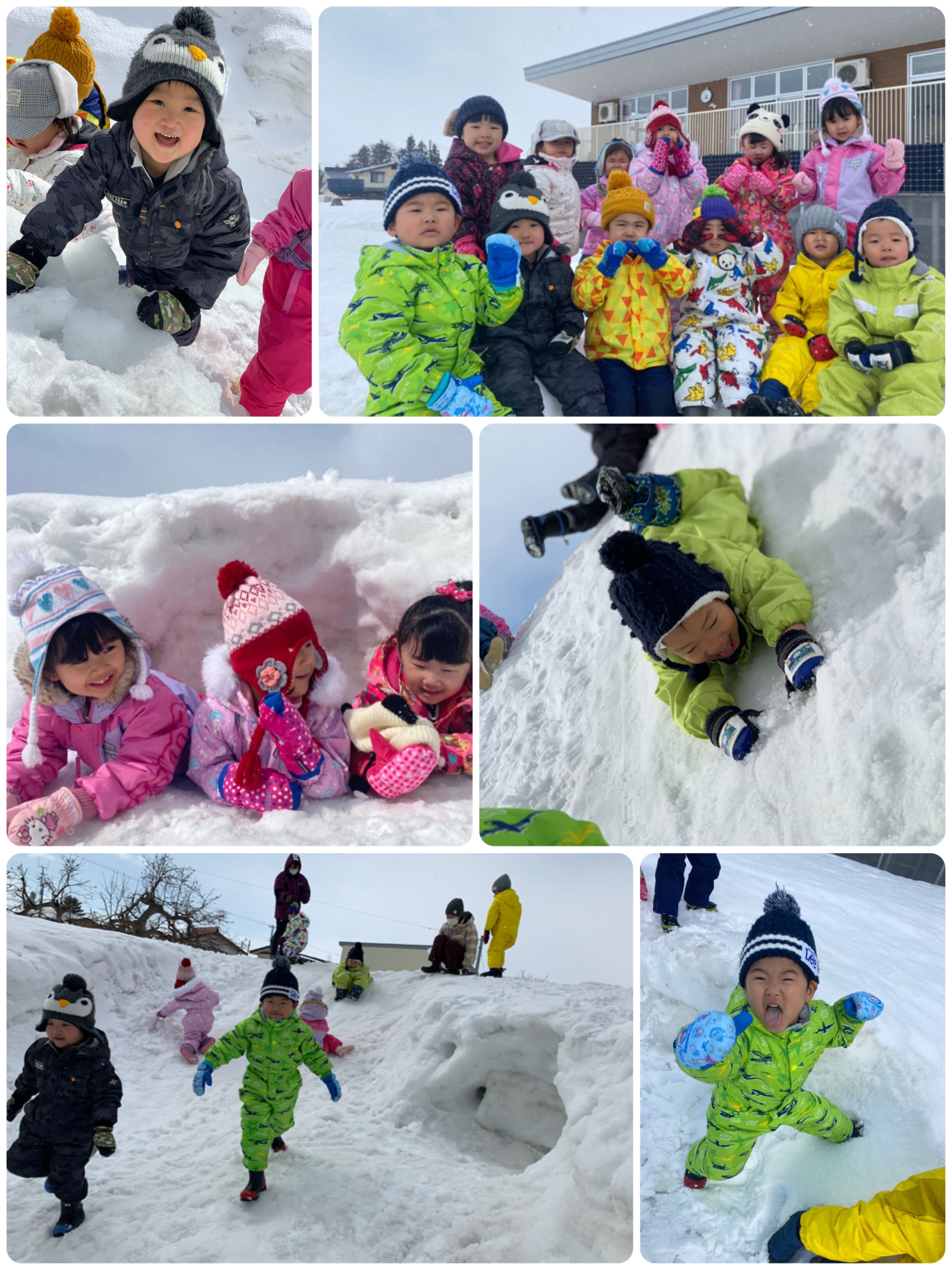 雪遊び(こねこ組)