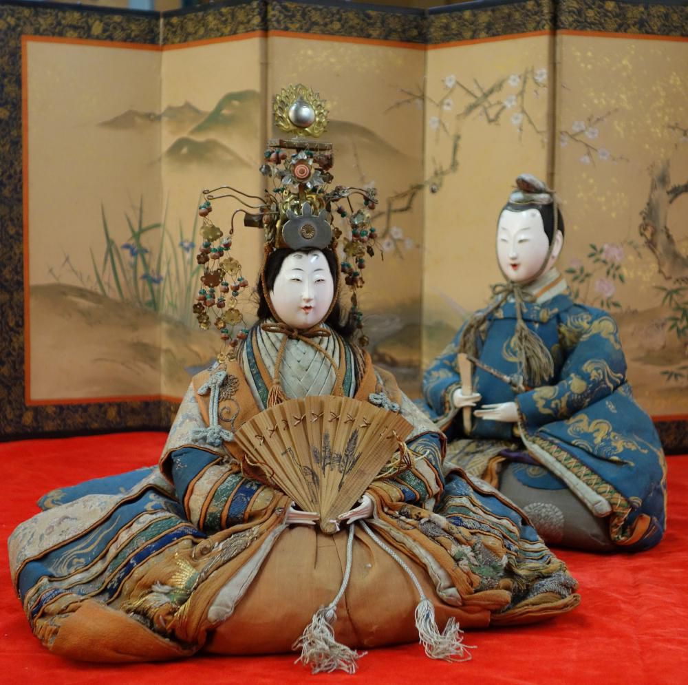 尾花沢「芭蕉清風歴史資料館」　古今雛の展示開始です