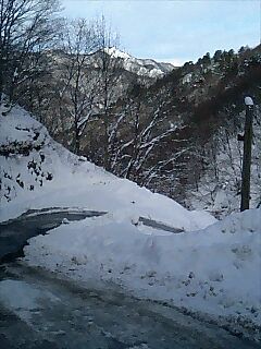 山奥は今朝も冷え込んでおります。