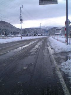 里で30㎝の積雪