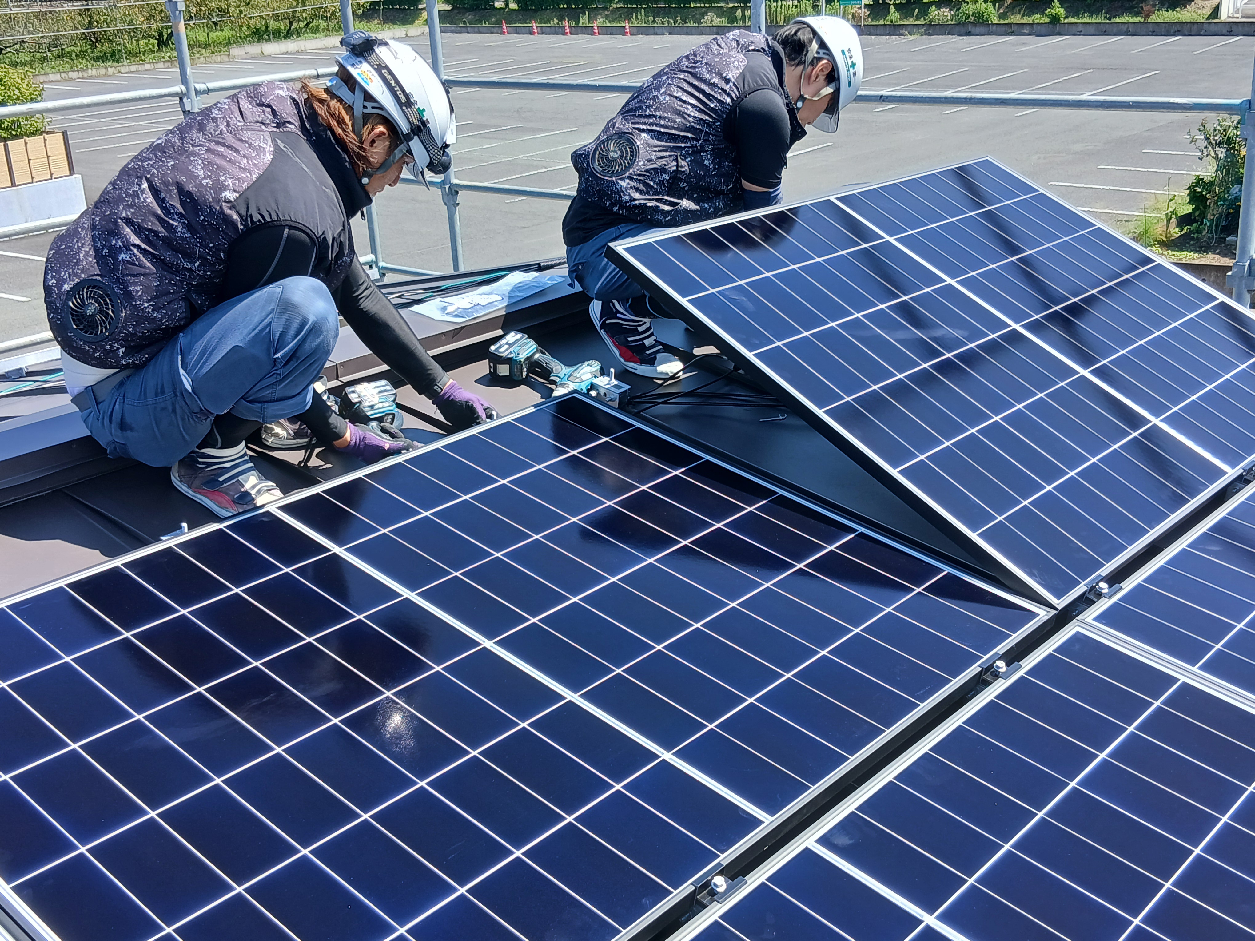 太陽光パネル工事!