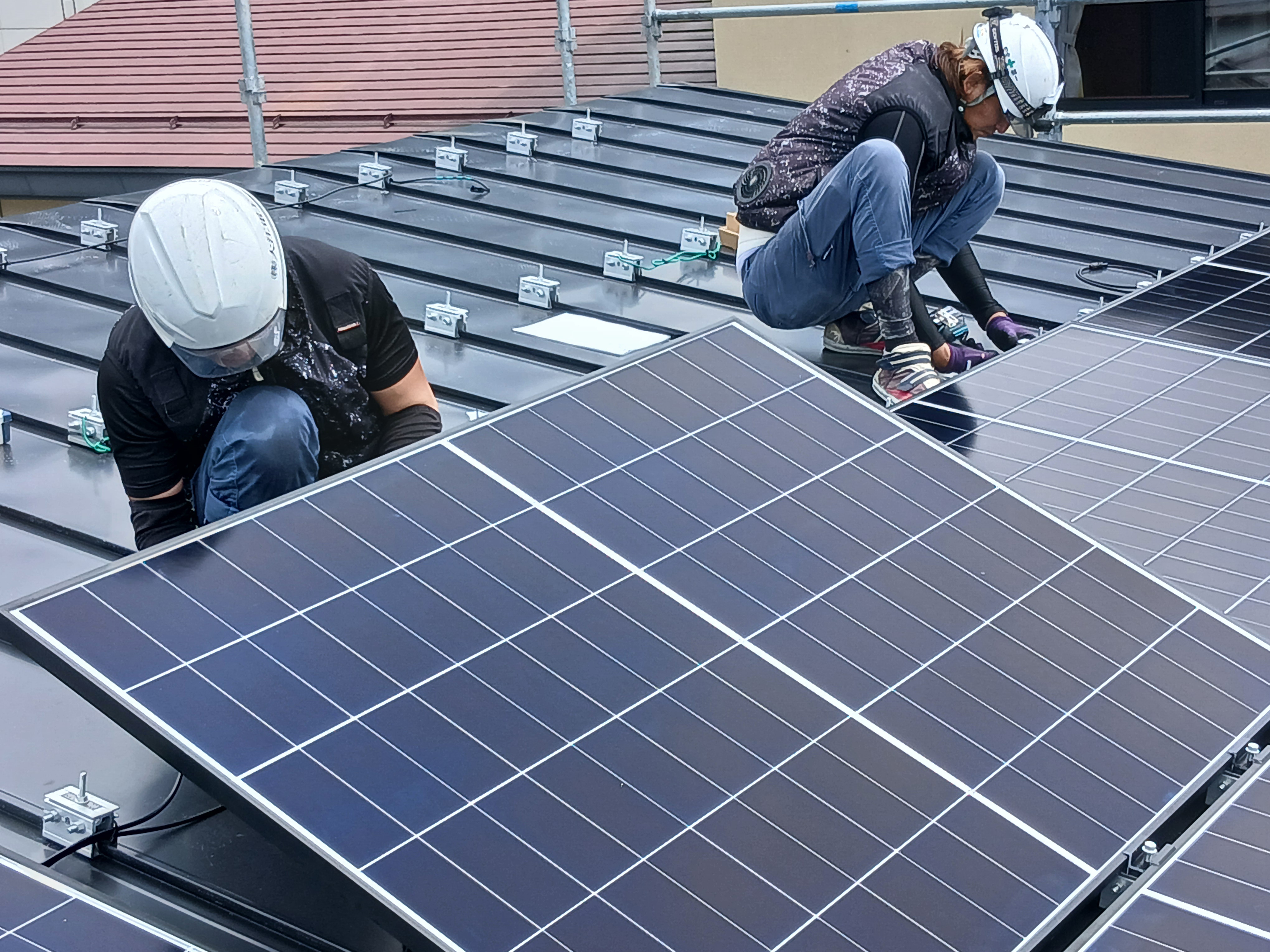 太陽光パネル工事!