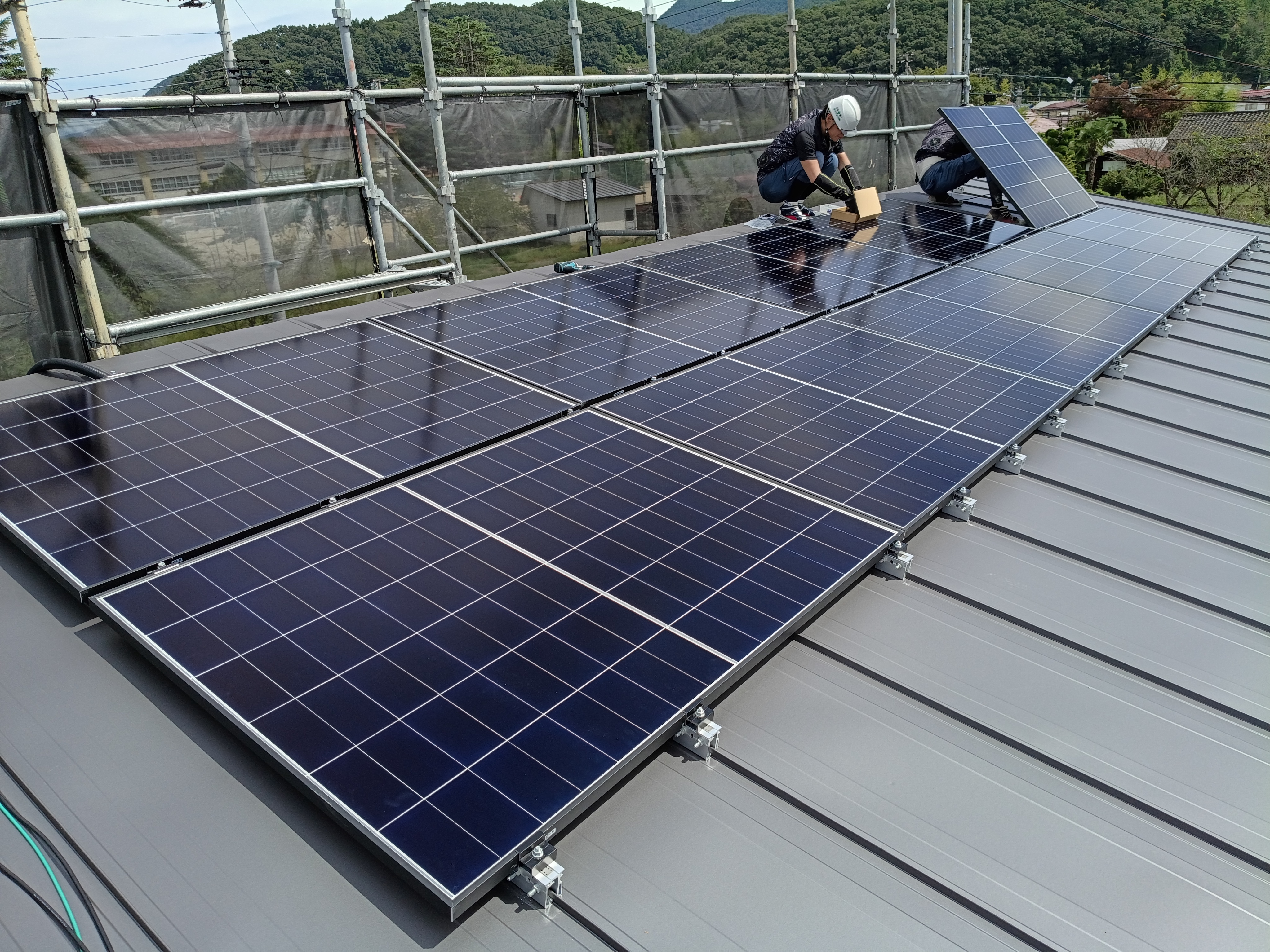 太陽光パネル工事!