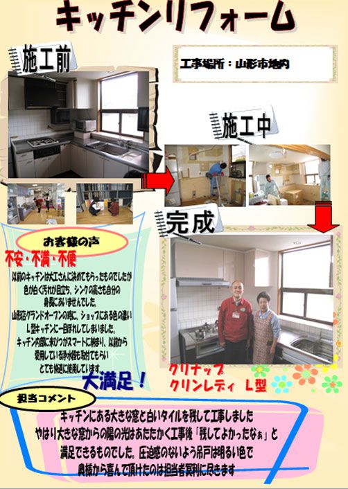 キッチンリフォーム［山形市］