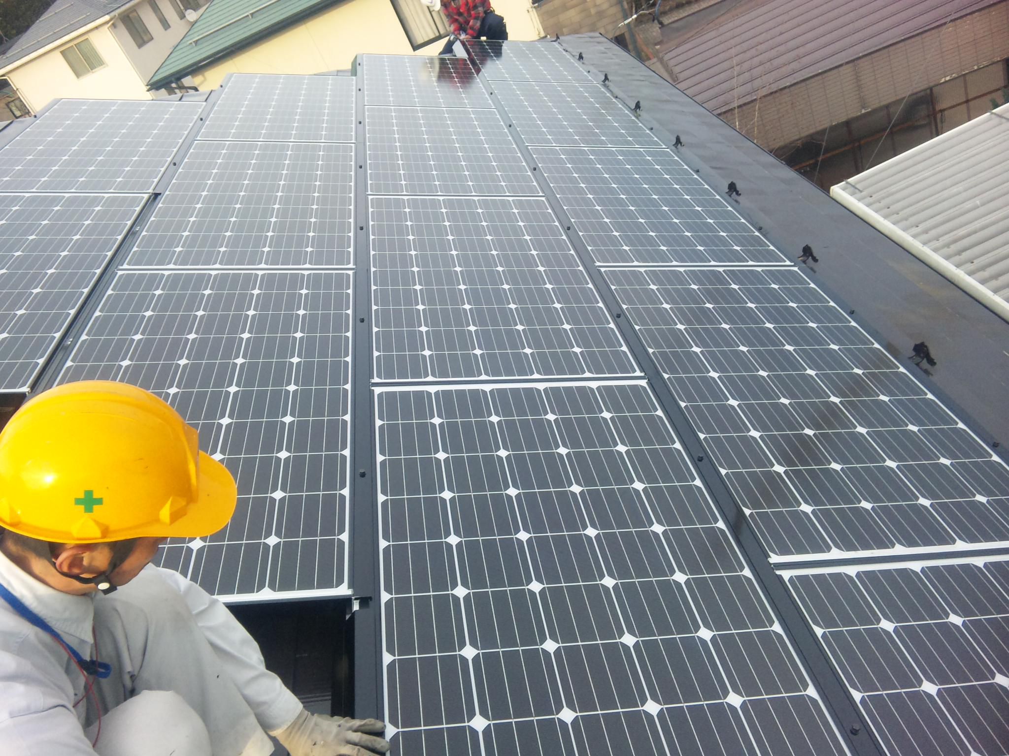 太陽光発電システム工事☆