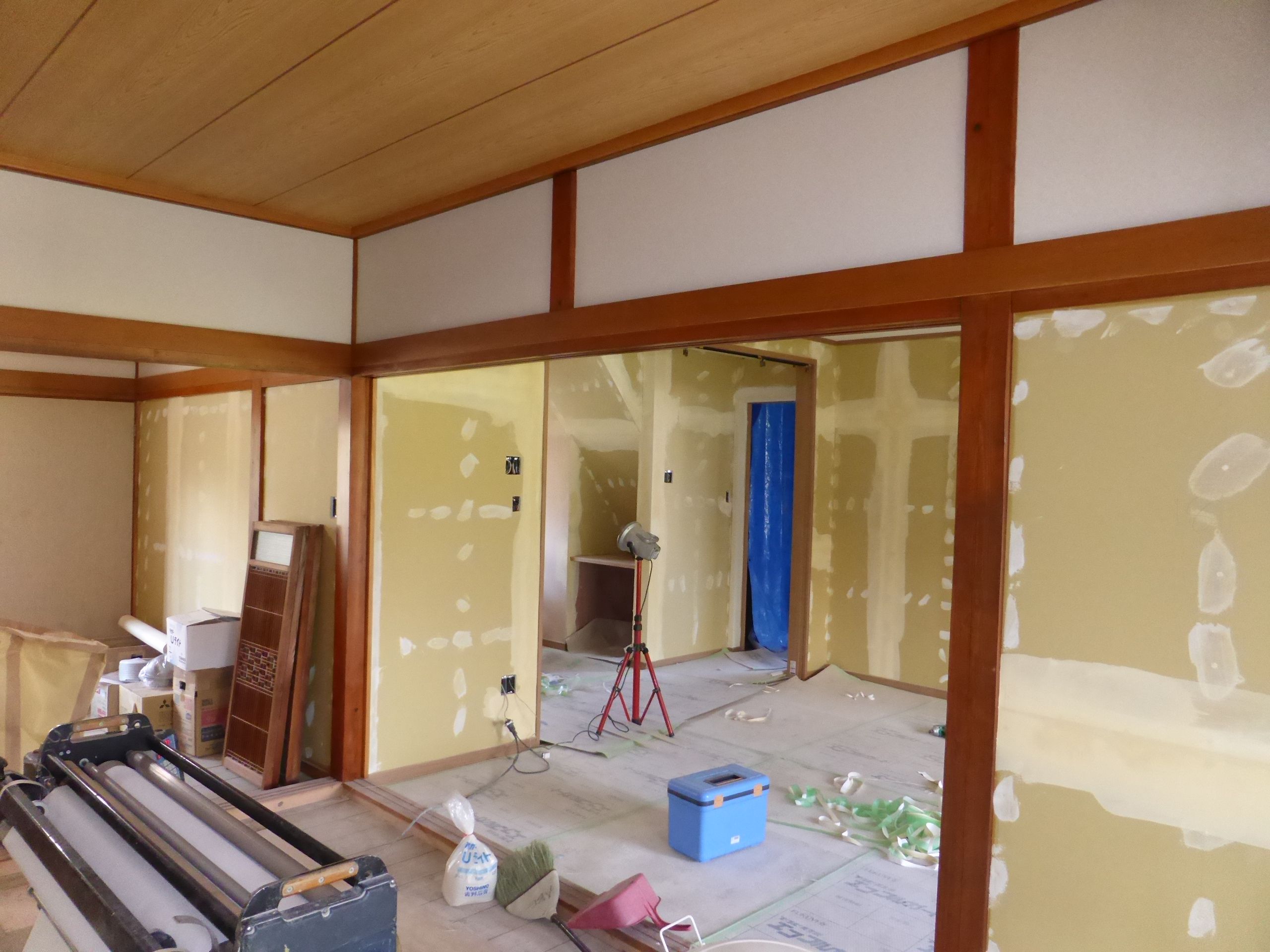 リフォーム工事の追い込みです！