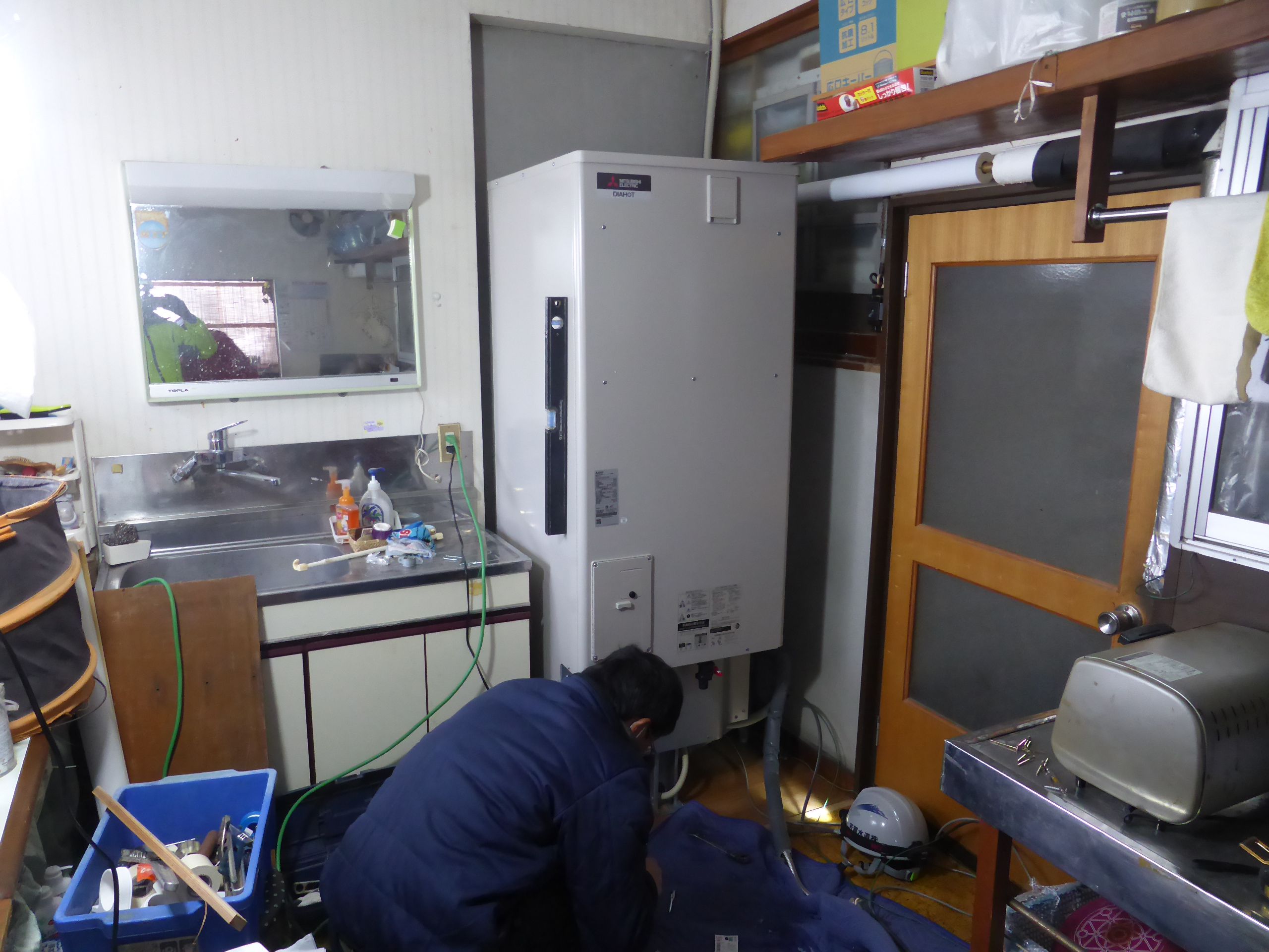 エコキュート設置工事