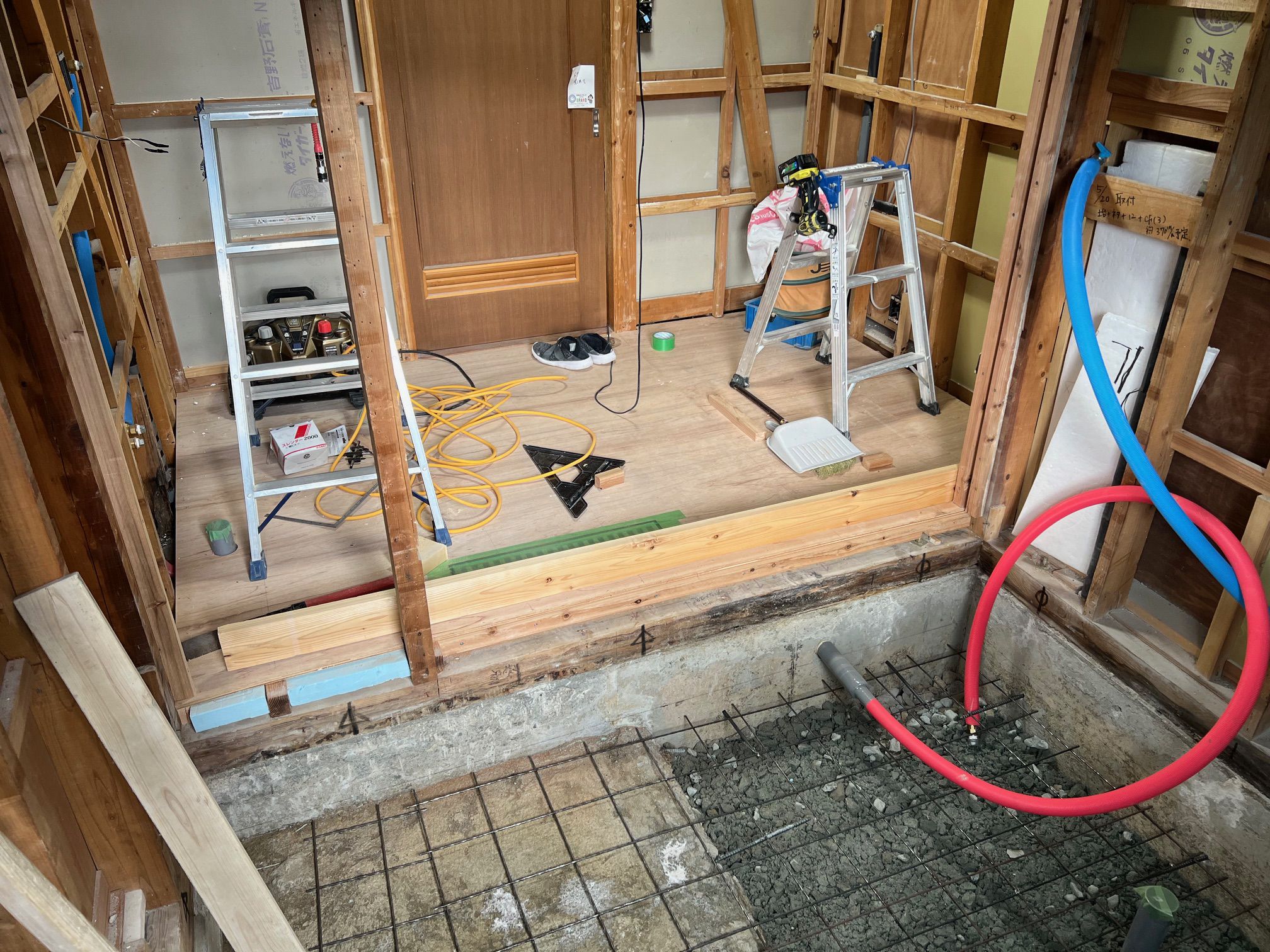 浴室改装工事進捗！