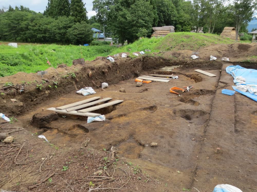 長者屋敷遺跡発掘の現場に行ってきました！