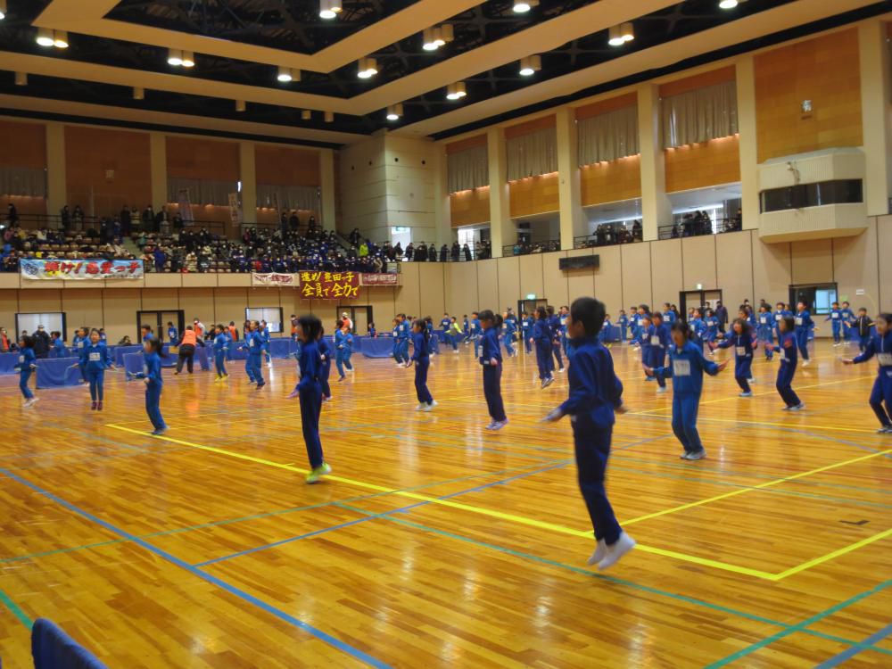 第３７回長井市少年少女なわとび大会！