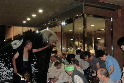 成田黒獅子祭り　⑭黒獅子って優しいんですよ