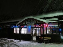 成田駅にイルミネーション　⑤